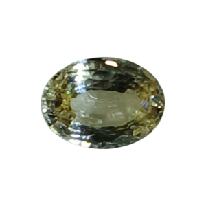 Natural Yellow sapphire 1.42ct  in Oval cu